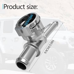68280784AB Heater Hose Joint Compatible with Jeep Wrangler 2.0 2018-2024 HVAC