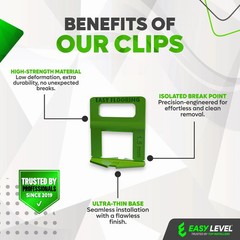 Tile Leveling System Clips 1/16″ (1.5 mm) – Standard Spacers