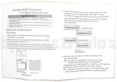 10 Digit Code 2 Buttons Remote Control Garage/Gate Transmitter Opener 300MHz