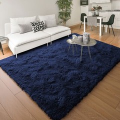 Modern Fluffy Area Rugs Non Slip Shaggy Floor Mat Carpet for Bedroom Living Room