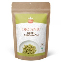 Organic Jumbo Green Cardamom Pods – Whole Elaichi Spices for Cooking and Baking