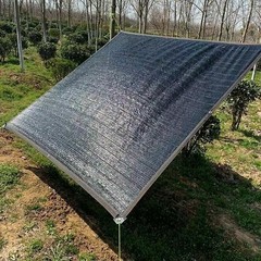 90% Black Sunblock Shade Cloth Taped Edge w/ Grommets UV Resistant Shade Net US