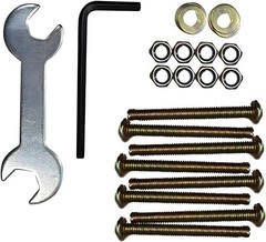 Bed Frame Hardware Set – Heavy Duty Screws and Bolts for Metal Bed Frame – At…