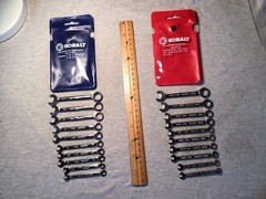 Kobalt Mini Wrench Set SAE And Metric 20 Wrenches