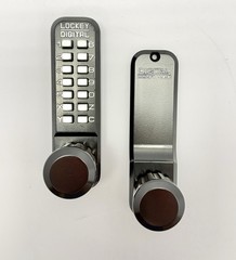 Lockey 2830JB/MG 2000 Series Keyless Entry Single Combination Knob Set – Black