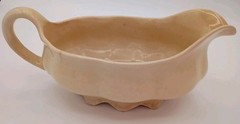 Vintage Crazed,Stained,Weathered Avona Taylor Smith & Taylor China Co.Gravy Boat