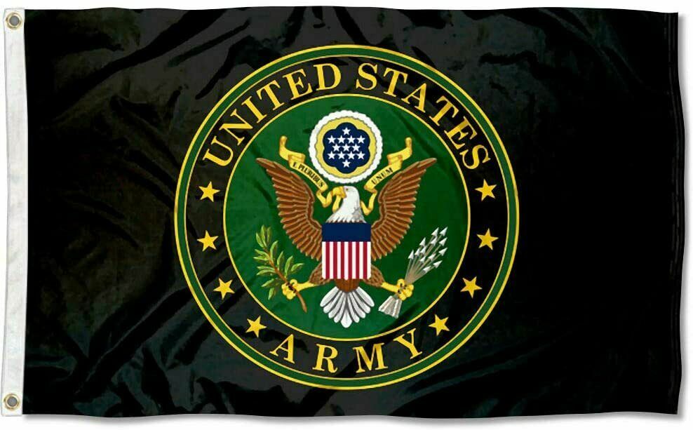 United States Army Military Service Mark Flag 100D 3×5 FABRIC W/ BRASS GROMMETS
