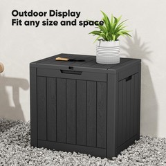 NEWBULIG 31 Gallon Outdoor Storage Box, Waterproof Deck Box with Lockable Lid…
