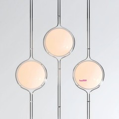 Floor-to-Ceiling Lamp 280cm Adjustable Height Contemporary Stand Acrylic Balls