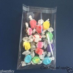 100 CRYSTAL CLEAR SELF ADHESIVE RESEALABLE CELLO OPP MULTI-SIZED BAGS