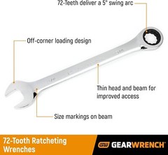 12 Pt. Ratcheting Combination Wrench, 1-5/16″ – 9060D