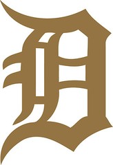 Detroit Tigers Old English D – Vinyl Decals Various Colors & Sizes!