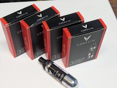 Coravin 1000 Argon Gas Capsules 12 total in 4 packs of 3