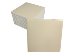 French Vanilla Yellow Ceramic Tile 4.25 in Shower Backsplash Classic Color 141