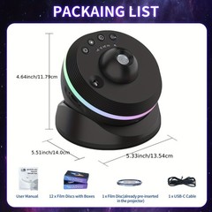 13-in-1 Planetarium Galaxy Projector LED Space Mood Lamp for Adults & Kids