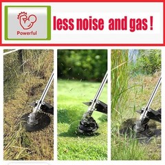 58CC 4 in 1 Grass String Trimmer 2-Stroke Brush Cutter Gas Trimmer Weed Eater US