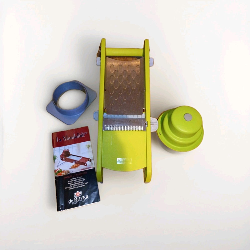 Lime Green, De Buyer France La Mandolin Composition Swing Slicer New Mauve Color