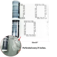 HFS 24″ X 200′ Car Floor Mat 4 Mil Clear Adhesive Car Carpet Protector Film Roll