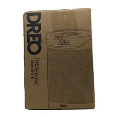 DREO PTC Fan Heater ATOM SH318 Silver Portable Electric Space Heater for Home