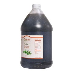 Basil Infused Extra Virgin Olive Oil Bulk 1 Gallon / 3.8 Liters / 128oz -Food Se