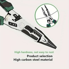 Multifunctional Electrician Pliers -CR-V Steel for Wire Work & Electrical Repair