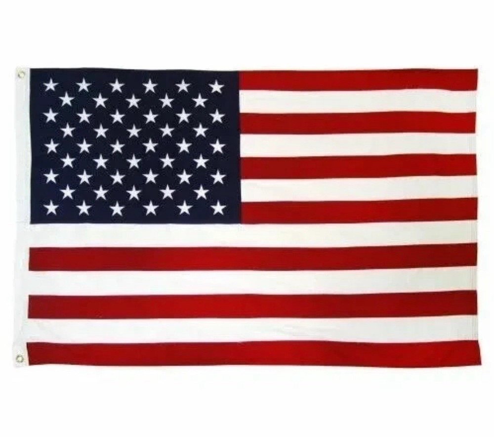 3×5 Ft American USA Flag w/ Grommets – United States US Flag – Lightweight Nylon