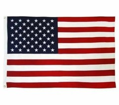 3×5 Ft American USA Flag w/ Grommets – United States US Flag – Lightweight Nylon