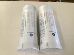 2 X Genuine GE XWFE Refrigerator Water Filters, No Box, Sealed, WITH CHIP