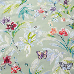 100% Cotton Pillowcases Set of 2 Standard Size Floral Printed Butterfly Pillow C