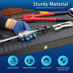Locking Pliers Slide Hammer Puller Set, 9.8 in Locking Pliers 2 lb Slide Hamm…