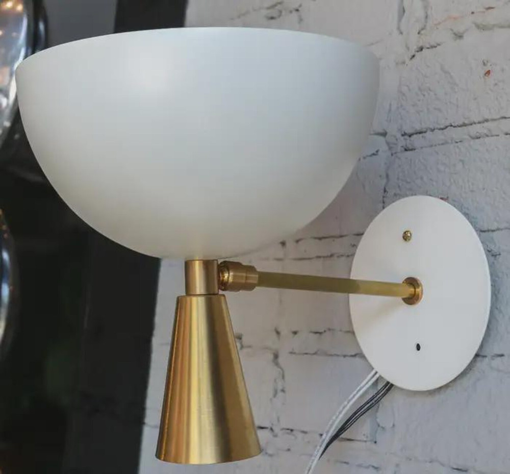 Italian Diabolo Brass Wall Sconce Bedroom Light Fixture Luxury Lighting For Home