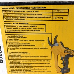 DeWalt 20V MAX Cordless 1 1/2 in Pruner Tool Only Model DCPR320B
