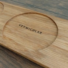 VERMICULAR Mini Skillet 3 Piece Set and Tray Shallow and Deep Type JAPAN NEW