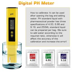 Easy-to-Use pH Tester Pen – Accurate 0-14 pH Measurements for All Water Types