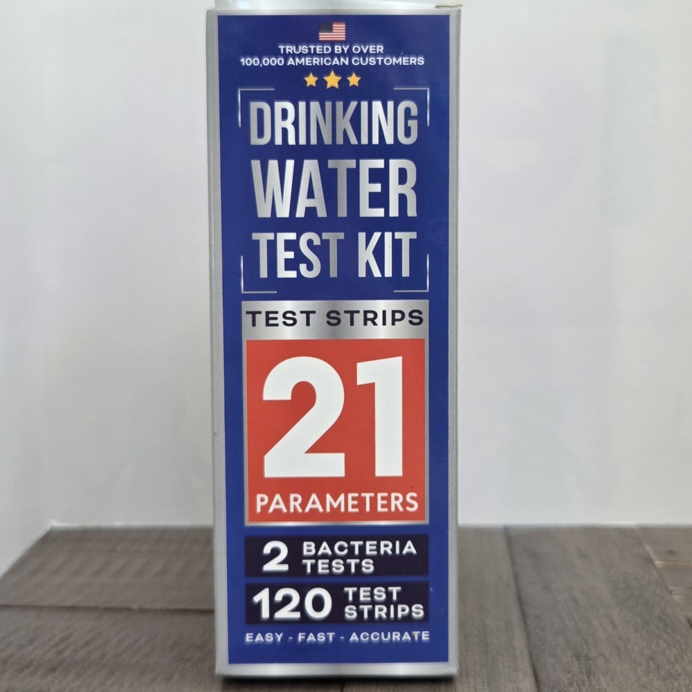 All-New 20 in 1 Drinking Water Testing Kit 120 Strips, Home Tap, Well Water Test