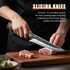 3 Pcs Boning Knives Set Butcher Knife Slaughter Knife High Carbon Steel Cleaver