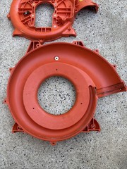 OEM Husqvarna 350BT 150BT Blower Housing Both Halves Fan With Screws & Buffers