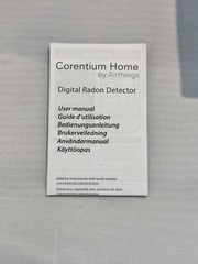 Airthings 223 Corentium Home Radon Detector – New with battery pull tab