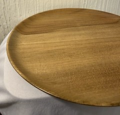 Myrtlewood 10.25 X 10.25 Serving Platter Plate Salem Oregon Holy Land Preowned