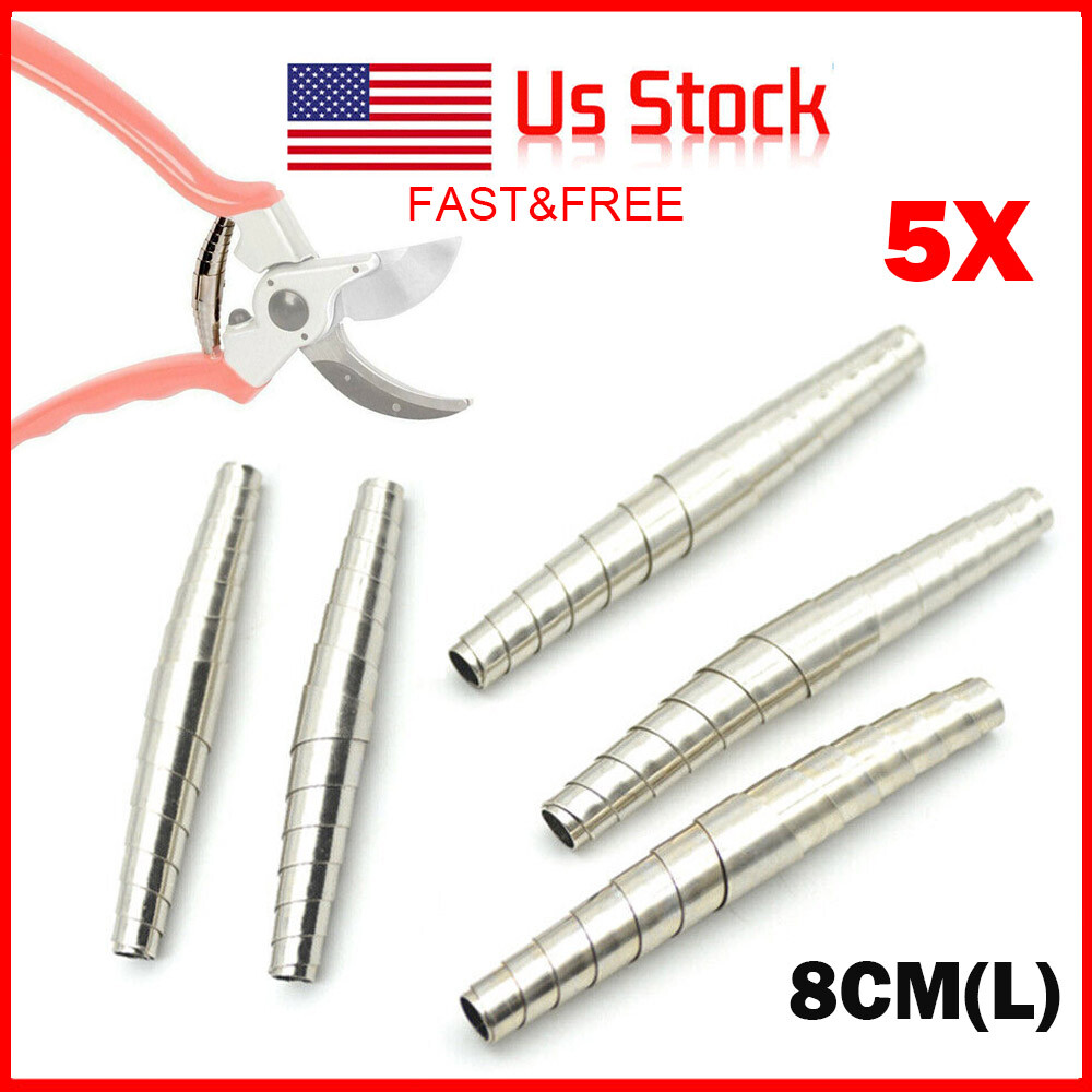 5X Pruner Replacement Spring Stainless Steel For Garden Secateurs Pruner 8CM NEW