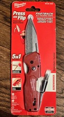 Milwaukee FASTBACK 5 in 1 Folding Pocket Knife (48-22-1540) – Brand New