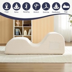 Zafly Yoga Chaise Lounge Indoor, Yoga Chaise, Ergonomic Reading Chair for Adults