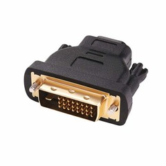DVI-D Male (24+1 pin) to HDMI Female (19-pin) HD HDTV Monitor Display Adapter