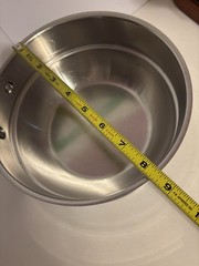 All Clad Ltd Stainless Steel Double Boiler Insert 8.5” Diameter No Lid