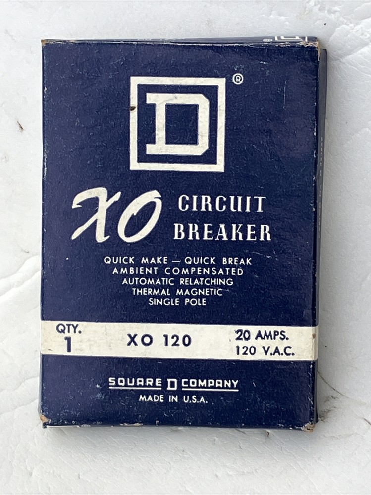 XO120 20 Amp Single Pole 20A 120V Circuit Breaker Cutler Hammer NEW!!