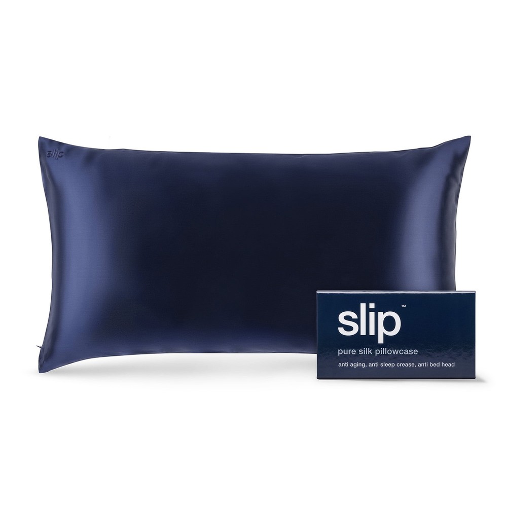 Slipsilk Pure Silk Pillowcase, 22 Momme Mulberry Silk, Anti-Aging, Rose Gold,