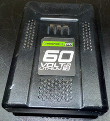 Greenworks Pro 60v Battery LB60A00 & Charger CAC801