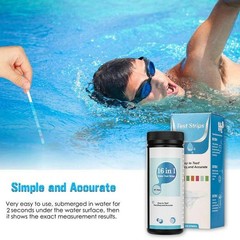 16 in 1 Water Test Kit Strips 100 Count Home Drinking Tap Water Quality Test US