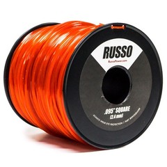 6PK 5lb .095 Square Red Commercial String Trimmer Line For Echo Stihl Redmax