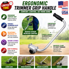 Ergonomic Trimmer Grip String Trimmers Handle Weed Eater Handle Extension Tools